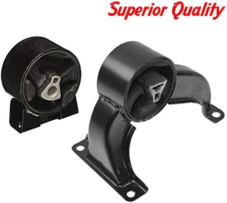 5654 5525 Front and Rear Engine Motor Mount Set of 2PCS For 08-10 Chrysler Town & Country Dodge Grand Caravan Volkswagen Routan 3.3L 3.8L 4.0L 2008 2009 2010