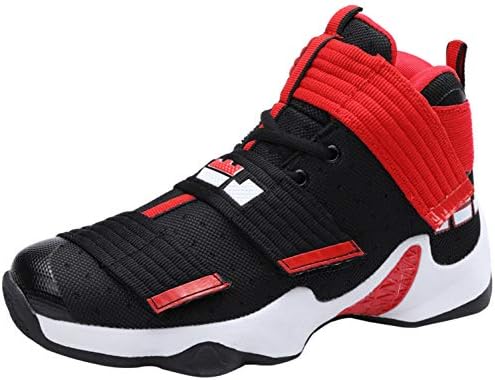 SINOES Men and Women Basketball Shoes Performance Shock Absorption Basketball Boots Trainer SneakersCushion Youth Student Basketball Shoes Basketball Boots