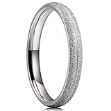 THREE KEYS JEWELRY 6mm Imitated Meteorite Tungsten Wedding Ring Rose Gold Vikings Band Engagement Ring