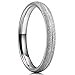 THREE KEYS JEWELRY 6mm Imitated Meteorite Tungsten Wedding Ring Rose Gold Vikings Band Engagement Ring
