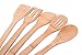 Wooden Spoons & Wooden Ladle for Cooking - Premium Quality Cooking Utensils by Ergo Kitchen Accessories (spoons - 5 piece with cup holder)