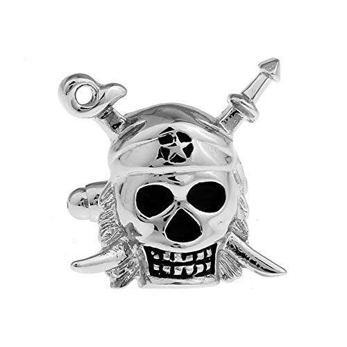Skull & Swords Pirate Cufflinks