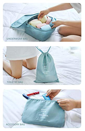 image for PACTIVE Luggage Organizer, Suitcase Packing Cubes, Compression Cells, 