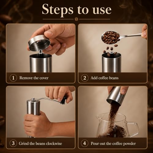 Toshionics V60 Coffee kit Drip Coffee Maker 15 Pcs - Manual Coffee Dripper Pour Over Coffee Set With Portable Bag, Hand Grinder, Gooseneck Kettle, Scale, Double Wall Cup Premium Barista Brewing Set