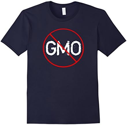 Mens NO GMO t-shirt XL Navy