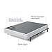 ZINUS 9 Inch Metal Smart Box Spring, Mattress Foundation, Strong Metal Frame, Easy Assembly, California King