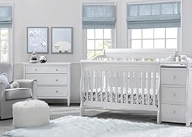 delta children princeton junction convertible crib and changer