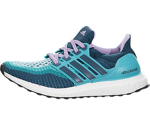 adidas Performance Women's Ultra Boost Running Shoe,Clear Green/Mineral/Glow Purple,6.5 M US