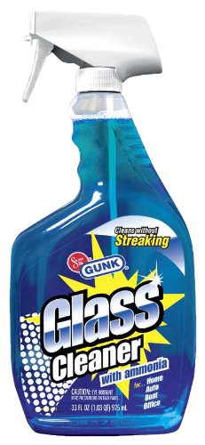 Gunk GC33 Glass Cleaner with Ammonia - 33 fl. oz.