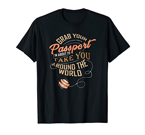 Yo Yo Toy YoYo Professional, YoYo string, Grab Passport Tee T-Shirt