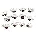 Bulk Buy: Darice DIY Crafts Doll Eyelashes Black 12 pieces (12-Pack) EL1-12