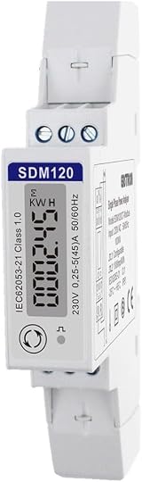 Eastron SDM120 Power Meter Single-Phase Modbus RS485 MID Calibrated