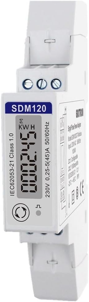 Eastron SDM120 Power Meter Single-Phase Modbus RS485 MID Calibrated