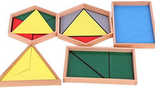 mumoni Montessori Constructive Triangles - 5 Boxes