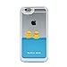 iPhone 6 Case, iPhone 6S Case, VIM Shop Hard Plastic Cases For iPhone 6/6S (4.7 Inch) -- 3D Swimming Ducks [Blue]