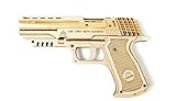 UGEARS Mechanical Wooden 3D Model Wolf-01 Handgun Construction Set