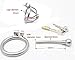 304 stainless steel short Cock Cage Male Chastity urethral sound lock Sex Toy A229 (cage with 45mm ring)