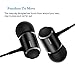 AVEI ErgoFit Best in Class In-Ear Earbud Headphones Dynamic Crystal Clear Sound, Ergonomic Comfort-Fit, No Mic,iPhone, Android Compatible