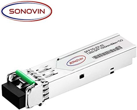 Sonovin for Cisco GLC-ZX-SM-RGD, GLC-ZX-SM-RGD 1000BASE-CWDM SFP 1470nm 80km DOM Transceiver Module