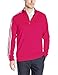 adidas Men's Golf 3-Stripes 1/4 Zip Layering Top, Unity Pink F, Medium