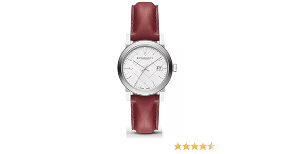 burberry red watch