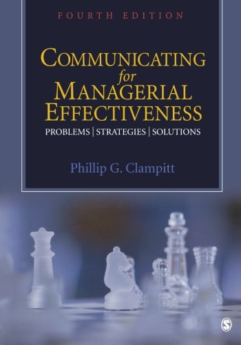 Communicating for Managerial Effectiveness: Problems ¦...