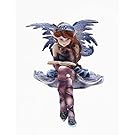 4 Inch Purple Fairy Sitting and Reading a Book Statue Figurine