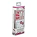 iHome Hello Kitty Noise Isolating Earbuds with in Line Microphone and Protective Pouch (Si-M15HY.FXV6)