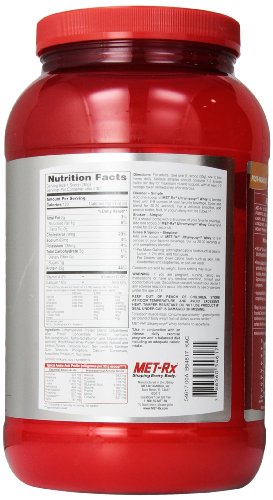 MET-Rx Ultramyosyn Whey Protein Powder, Great for Meal Replacement Shakes, Low Carb, Gluten Free, Vanilla, 2 lbs - Thumbnail 4