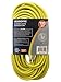 Viasonic Outdoor Extension Cord UL Listed - 100FT - Heavy Duty & Durable, 14 Gauge, Safety Yellow Cord, Premium Lighted Plug, by Unity