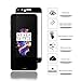 OnePlus 5 Screen Protector, Jasonpark 3D Tempered Glass Screen Protector 9H [Bubble Free] [Scratch Proof] [Full Coverage] HD Glass Screen Protector for OnePlus 5 (Black).
