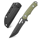 Eafengrow EF132 Fixed Blade Knife, DC53 Steel