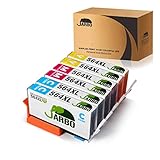 JARBO 3 Color Replacement Hp 564XL ink Cartridge High Yield (2 Cyan 2 Magenta 2 Yellow) Used in HP Photosmart 5520 6520 7520 5510 6510 7510 7525 B8550 Premium C309A C410A Officejet 4620 Deskjet 3520