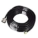 YOTENKO N Male to RP-SMA Male Lora Antenna Cable Reverse SMA N Male Pigtail 10M Low Loss for Receiver,3G/4G/LTE/GPS/Hotspot/WiFi Router/WiFi Extender/to Antenna