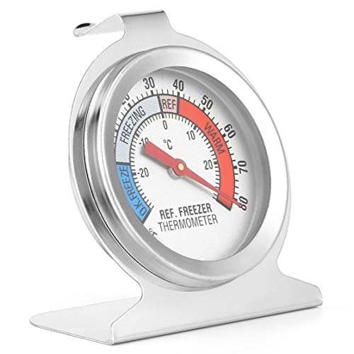 Quanna Household Medical Refrigerator Freezer Thermometer LCD Digital Thermometer Probe Freezer Thermometer Refrigerator Thermometer