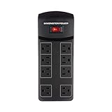 Monster Essentials 800 8 Outlets Surge Protector with 1080 Joules