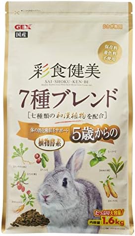 ジェックス 彩食健美 5歳からの7種ブレンド 7種の和漢植物配合 大容量 1 6kg