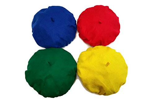 Felt Berets For Children and Teenagers (12 Pack)