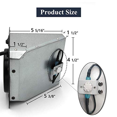 Replacement Wall Heater Blower, Vent Free Wall Heater Fan for DynaGlo