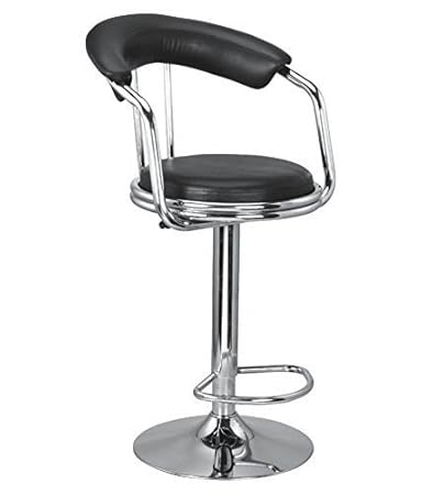 New Nanu Creation Aluminium Black Barstool Chair (NEWNC-015)