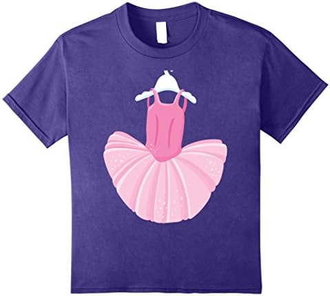 Kids Ballerina Costume t-Shirt 12 Purple