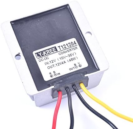 Amazon Com Car Dc 12v 4a Voltage Stabilizer Surge Protector Power Supply Regulator For Auto Truck Vehicle Boat Solar System Etc Dc10 36v Input Dc12v Output Home Audio Theater