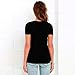 Lisingtool Womens Loose Pullover T Shirt Short Sleeve Tops Shirt Blouse (Small, Black)