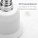JACKYLED 10-Pack E12 to E26 E27 Adapter Chandelier Light Socket E12 to Medium Socket E26 E27 Converter Bulb Base Adapter Converter