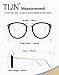 TIJN Vintage Round Metal Optical Eyewear Non-prescription Eyeglasses Frame for Women