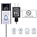 SATINIOR 16 ft/ 5 m Charge Cable with DC Power Adapter Compatible with Ring Video Doorbell 1/ 2, Continuously Charging, No Need to Change the Batteries (Ring Doorbell 2)