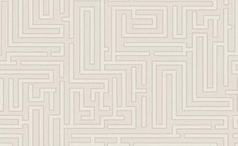 Amazon 壁紙クリームと薄いグレーモダン幾何labyrinth 壁紙