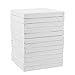 U.S. Art Supply 4x4 Mini Canvases for Painting, 12 Pack Bulk Small Stretched Artist Canvas Professional Primed - Ideal for Arts & Crafts