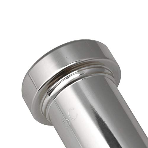Silver Plated Metal Bullet-Shape Trumpet Mouthpiece,5C for Musical Instrument - Thumbnail 4