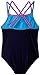 Speedo Big Girls Cross Back Splice 1 Piece